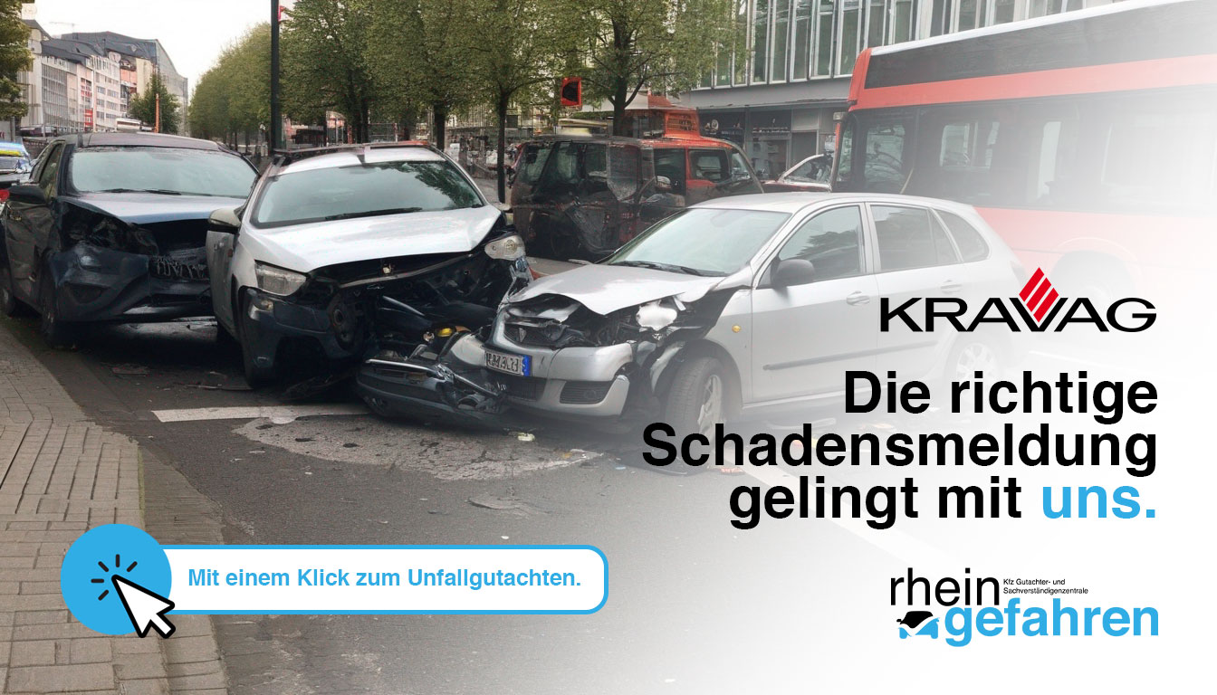 Kravag Unfallmeldung mit Vertrauen - Unsere Kfz-Sachverständigen in Köln sind darauf spezialisiert, Ihnen sofort zu helfen