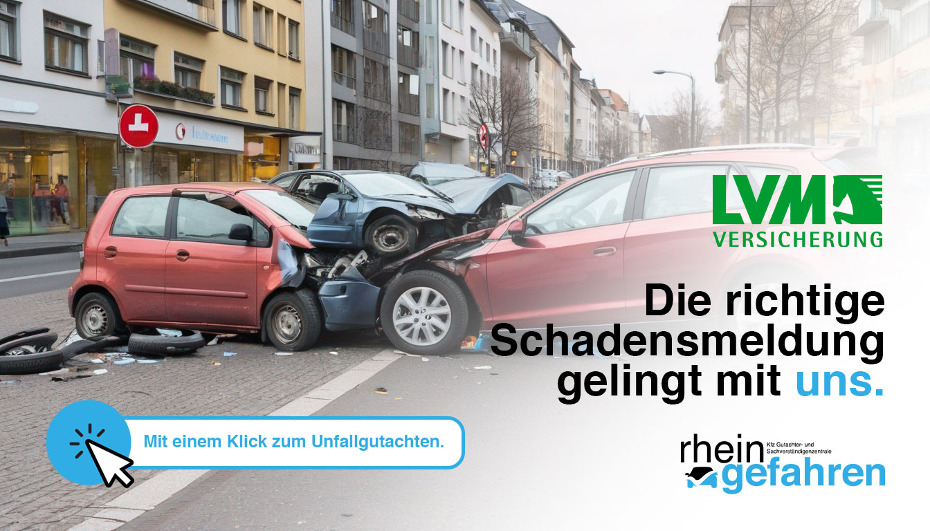 LVM Unfallmeldung ohne Stress - Vertrauen Sie auf unsere erfahrenen Kfz-Gutachter in Köln für schnelle Hilfe